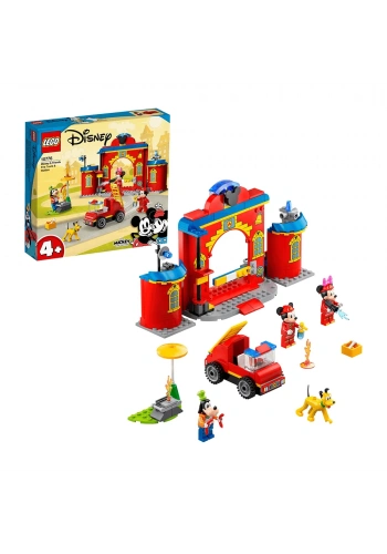 Lego Juniors Mickey ve Arkadaşlarının İtfiaye Merkezi ve Kamyonu 10776