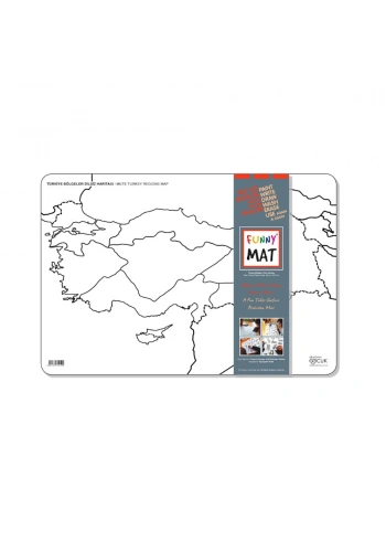 Funny Mat Türkiye Bölgeler Dilsiz Haritası 1019