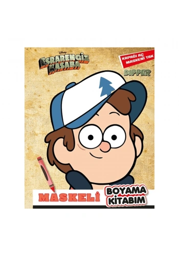 Esrarengiz Kasaba Maskeli Boyama Kitabım Dipper
