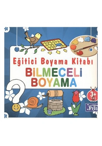 Eğitici Boyama Kitabı - Bilmeceli Boyama
