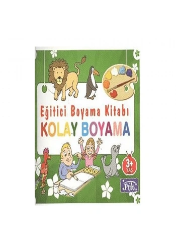 Eğitici Boyama Kitabı - Kolay Boyama