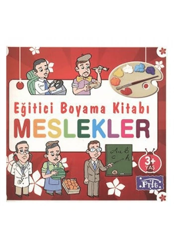 Eğitici Boyama Kitabı - Meslekler
