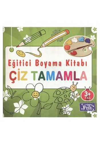 Eğitici Boyama Kitabı - Çiz Tamama