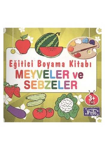 Eğitici Boyama Kitapları - Meyveler Ve Sebzeler