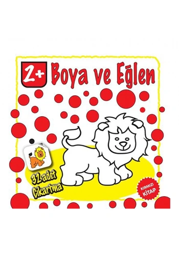 Boya ve Eğlen Kırmızı Kitap