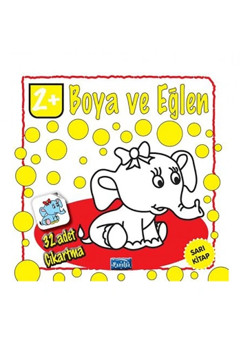 Boya ve Eğlen Sarı Kitap