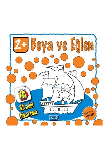 Boya ve Eğlen Turuncu Kitap