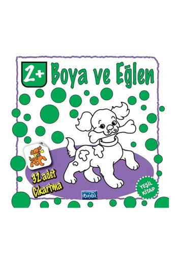 Boya ve Eğlen Yeşil Kitap