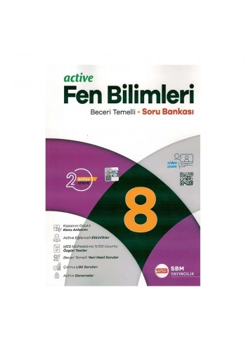 SBM  8. Sınıf Active Fen Bilimleri Soru Bankası (Beceri Temelli)