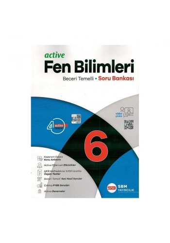 SBM  6. Sınıf Active Fen Bilimleri Soru Bankası (Beceri Temelli)