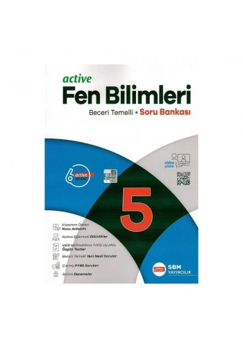SBM  5. Sınıf Active Fen Bilimleri Soru Bankası (Beceri Temelli)