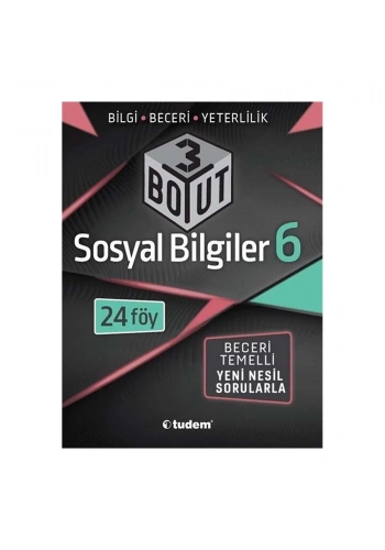 Tudem 6.Sınıf Sosyal Bilgiler 3 BOYUT