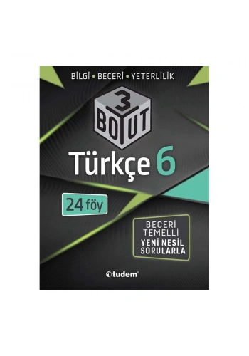 Tudem 6.Sınıf Türkçe 3 BOYUT