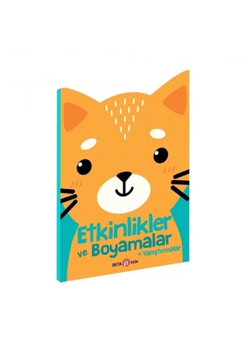 Etkinlikler ve Boyamalar Yapıştırmalar Kedicik
