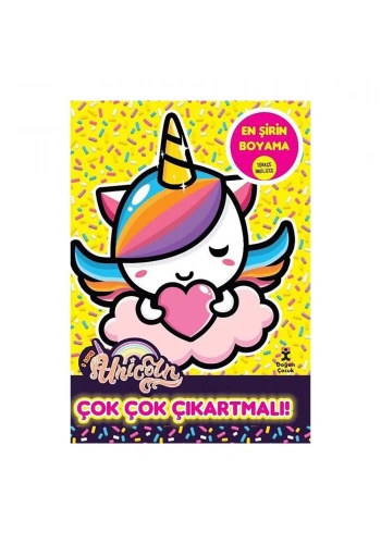 I Love Unicorn - En Şirin Boyama - Çok Çok Çıkartmalı!