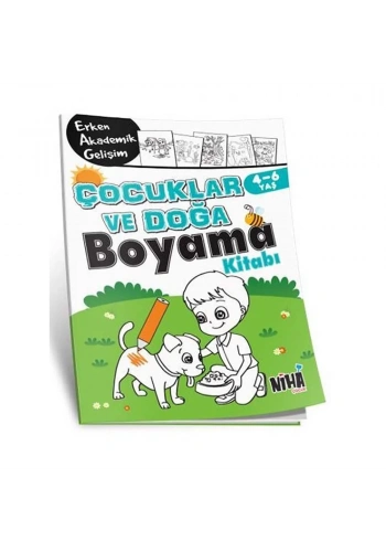 Çocuk  EAG Çocuklar ve Doğa Boyama Kitabı 4-6 Yaş