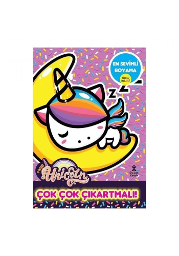 I Love Unicorn - En Sevimli Boyama - Çok Çok Çıkartmalı!