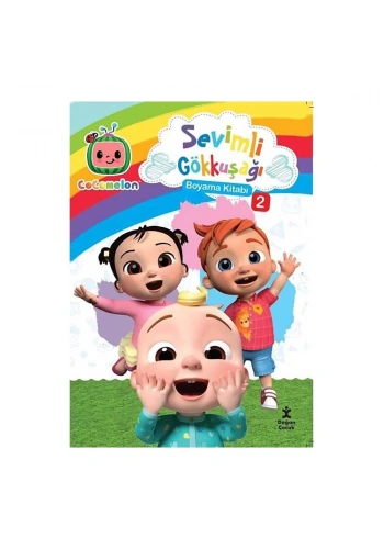 Cocomelon Sevimli Gökkuşağı Boyama Kitabı 2