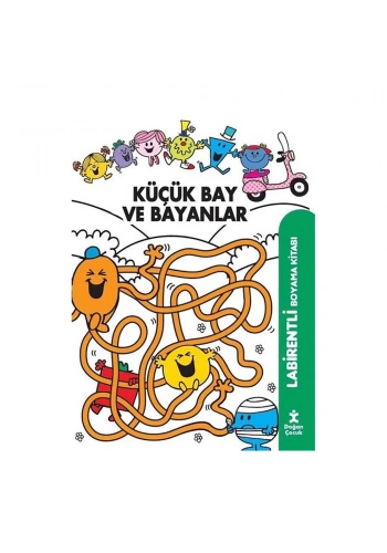 Küçük Bay Ve Bayanlar Labirentli Boyama Kitabı
