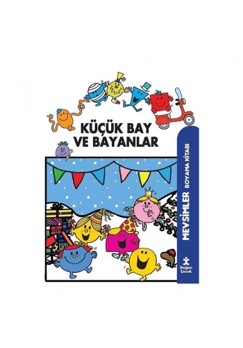 Küçük Bay Ve Bayanlar Mevsimler Boyama Kitabı
