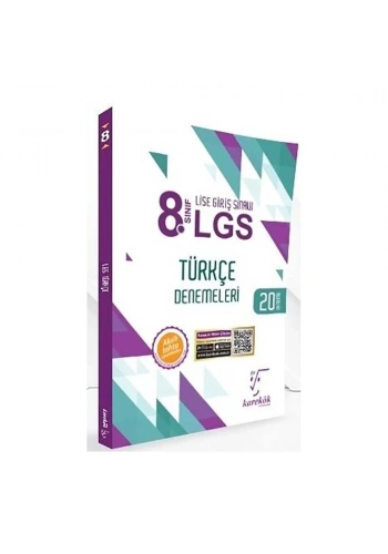 Karekök 8.Sınıf LGS Türkçe Denemeleri 20 Deneme