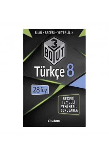 Tudem 8.Sınıf Türkçe 3 BOYUT