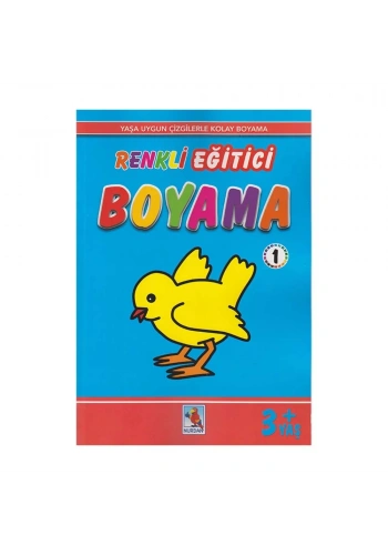 Renkli Eğitici Boyama - 1   3+ Yaş