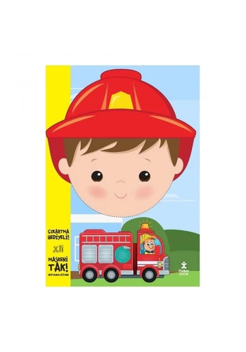 Maskeni Tak İtfaiyeci Boyama Kitabı