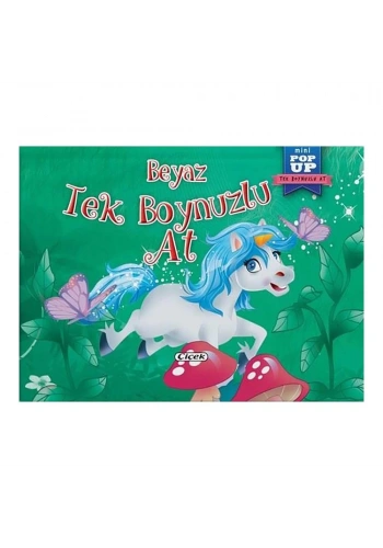 Pop-Up Mini Tek Boynuzlu At - Beyaz Tek Boynuzlu At