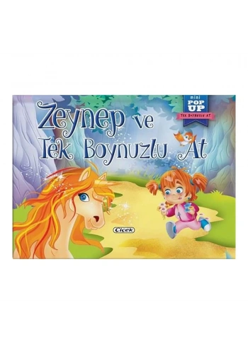 Pop-Up Mini Tek Boynuzlu At - Zeynep Ve Tek Boynuzlu At
