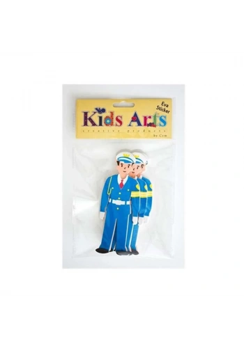 Dolphin Kids Arts Eva Sticker Polis St-105594