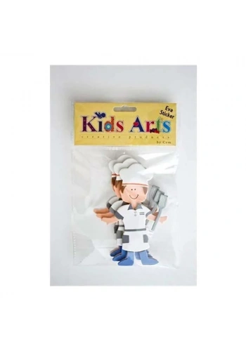 Dolphin Kids Arts Eva Sticker Aşçı St-105441
