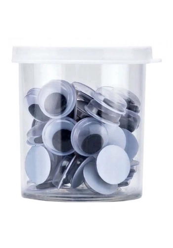 Brons Oynar Göz 12Mm Siyah Beyaz 682