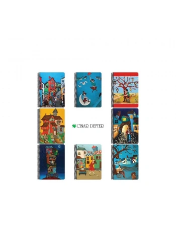 Çınar 13x21 Ezo Sunal Ciltli Srt. Kap. Def. 120 Yp. Çizgisiz 55399