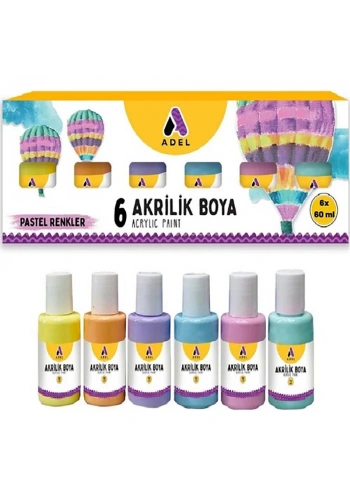 Adel Akrilik Boya 60x6 Pastel Renk