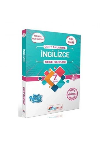 Köşebilgi  7.Sınıf İngilizce Özet Bilgili Soru Bankası 2022