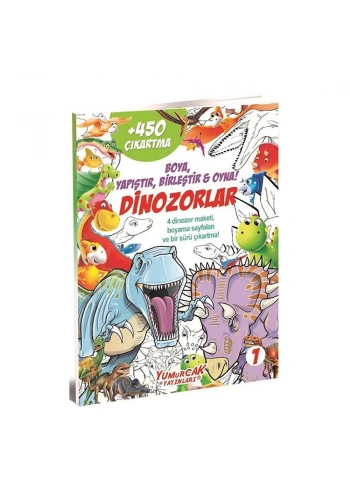 Dinozorlar 450 Çıkartma Kitabı - 1