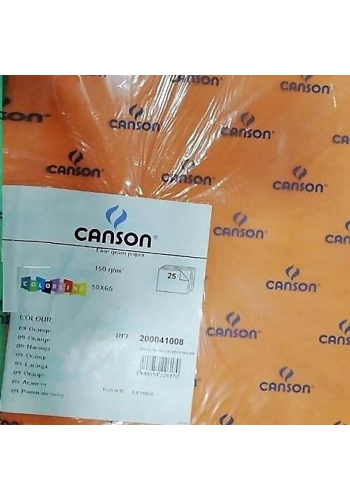 Canson Colorline Fon Kartonu No:9 Portakal Turuncusu 41008