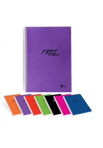 Keskin Free A4 Pp. Kapak Defter 160yp. Çizgili 320481-99