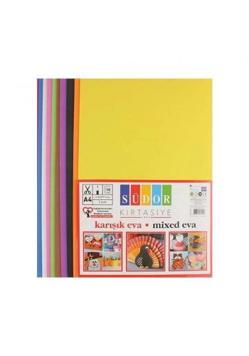 Südor Eva A4 10 Renk Karışık Sk02