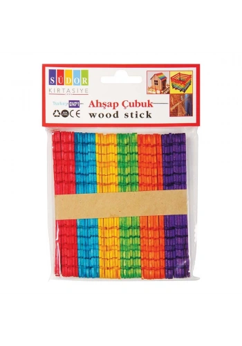 Südor Ahşap Cubuk Geçmeli Renkli Bs-73