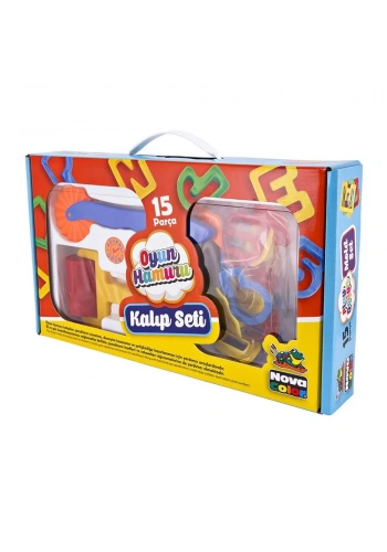 Nova Color Oyun Hamuru Harf&Sayı Kalıp Seti 15 Parça NC-850