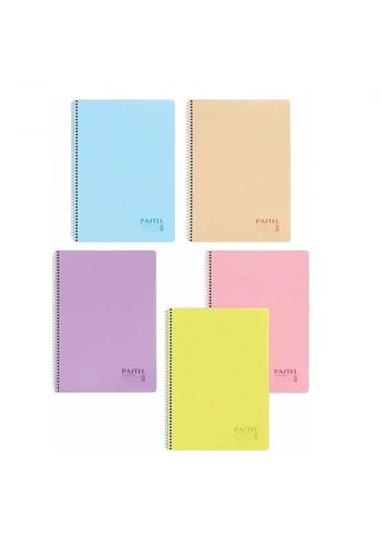 Pastello A4 120 Yp. Spralli PP Kapak Çizgisiz Defter 540933-99