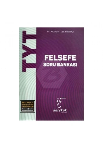 Karekök  TYT Felsefe Soru Bankası - Lise Yardımcı