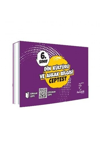 Karekök  6. Sınıf Cep Test Din Kültürü Ve Ahlak Bilgisi