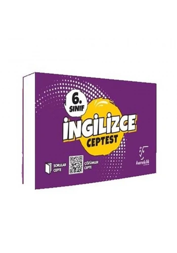 Karekök  6. Sınıf Cep Test İngilizce