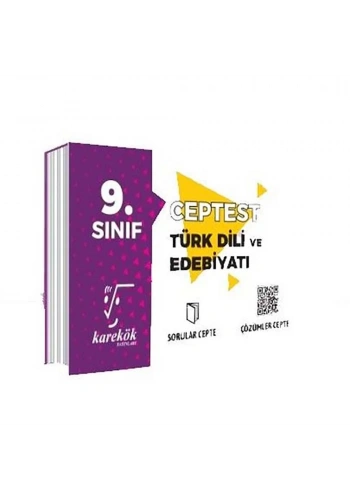Karekök  9. Sınıf Cep Test Türk Dili Ve Edebiyatı