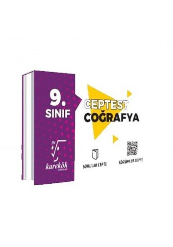 Karekök  9. Sınıf Cep Test Coğrafya