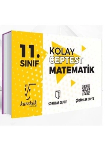 Karekök  10. Sınıf Cep Test Matematik Kolay