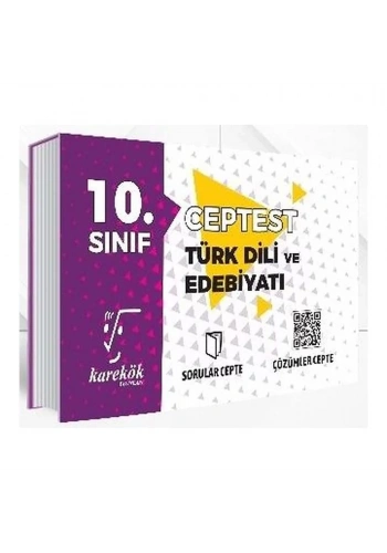 Karekök  10. Sınıf Cep Test Türk Dili Ve Edebiyatı